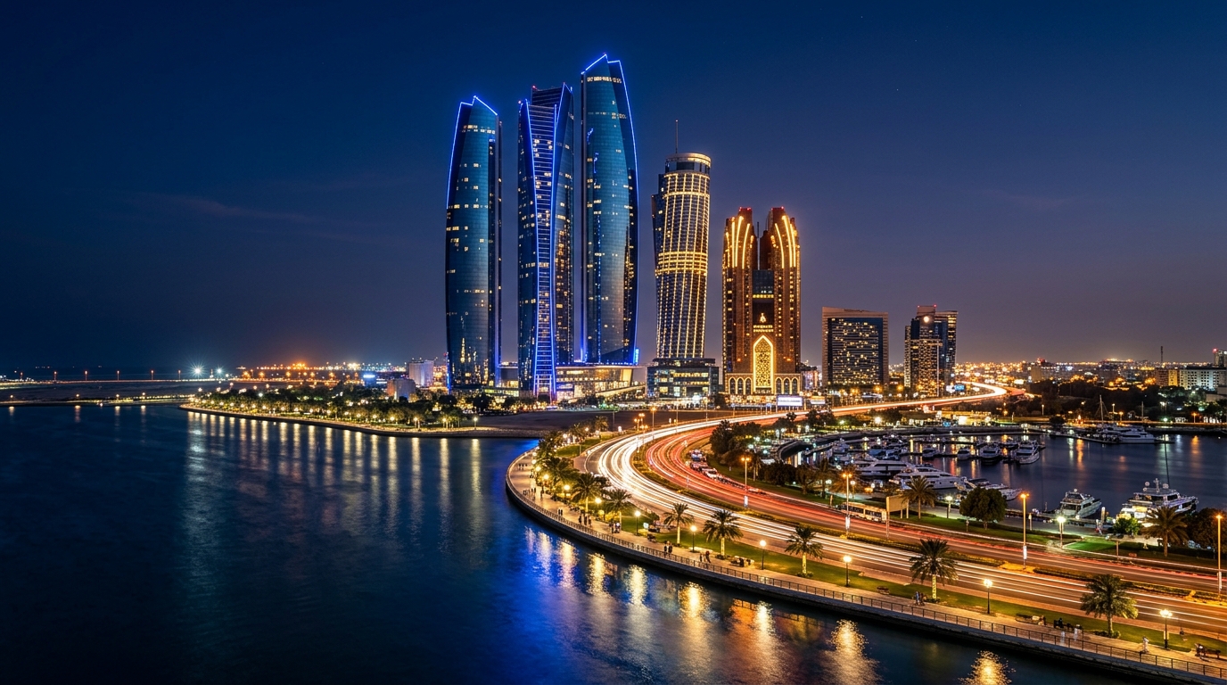 Abu Dhabi Etihad Towers & Waterfront